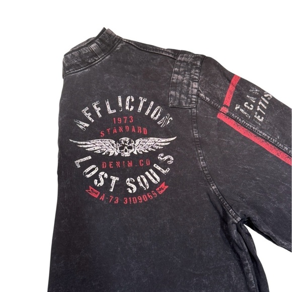 Affliction Men's Lost Souls Graphic Tee Large - Picture 4 of 10